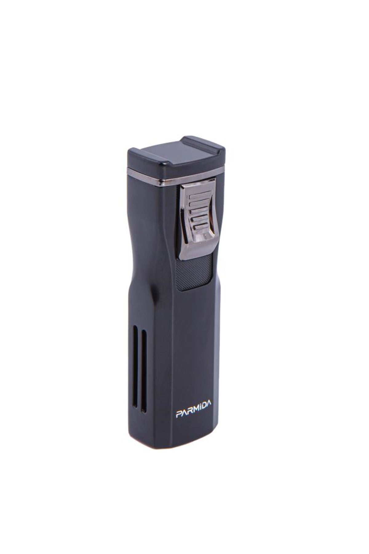 TR4665,Parmida Çift Torch Siyah Puro Çakmağı