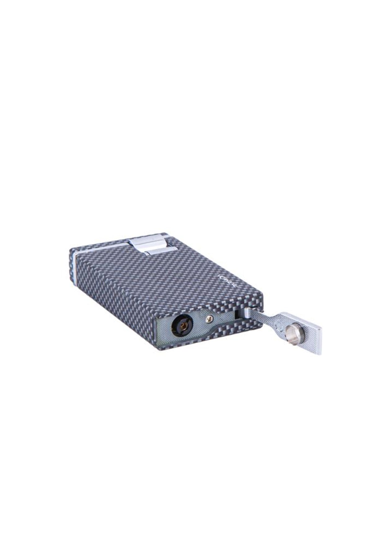 TR4656,Parmida Çift Torch Karbon Desenli Puro Çakmağı