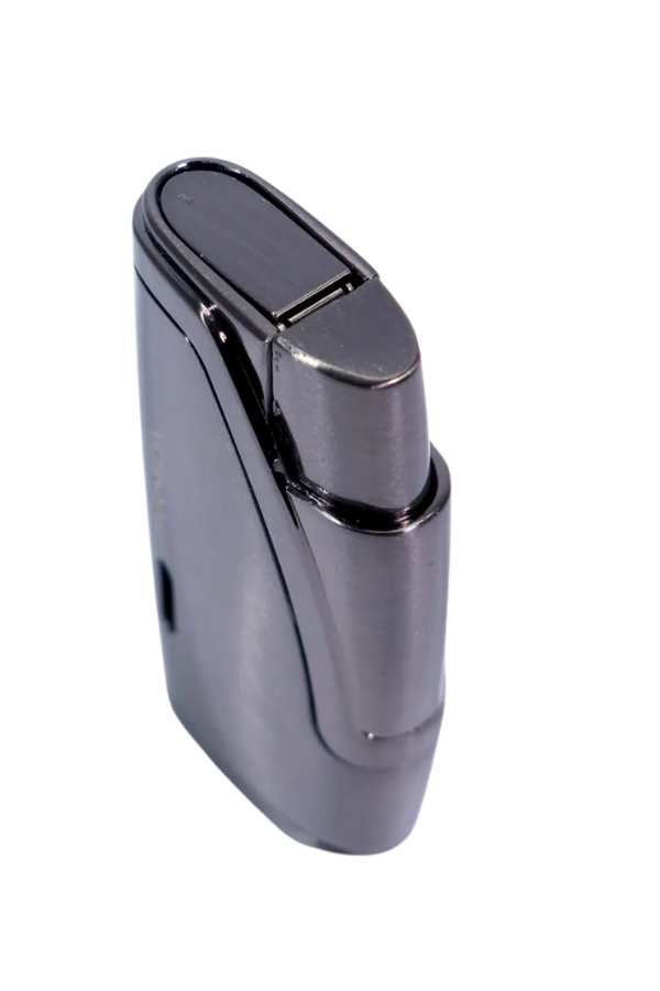 TR9208,Parmida Çift Torch Pürmüz Gunmetal Metal Puro Çakmağı