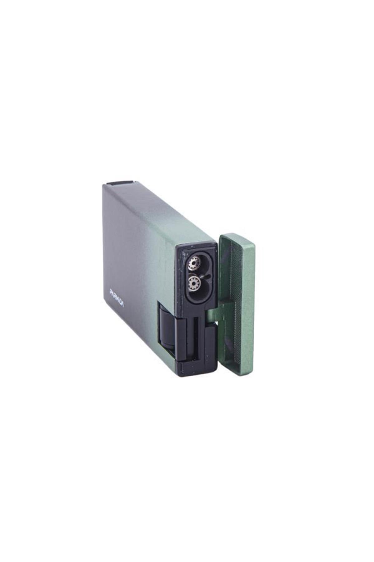 TR5955,Parmida 2 Torch Yeşil-Gri Puro Çakmağı