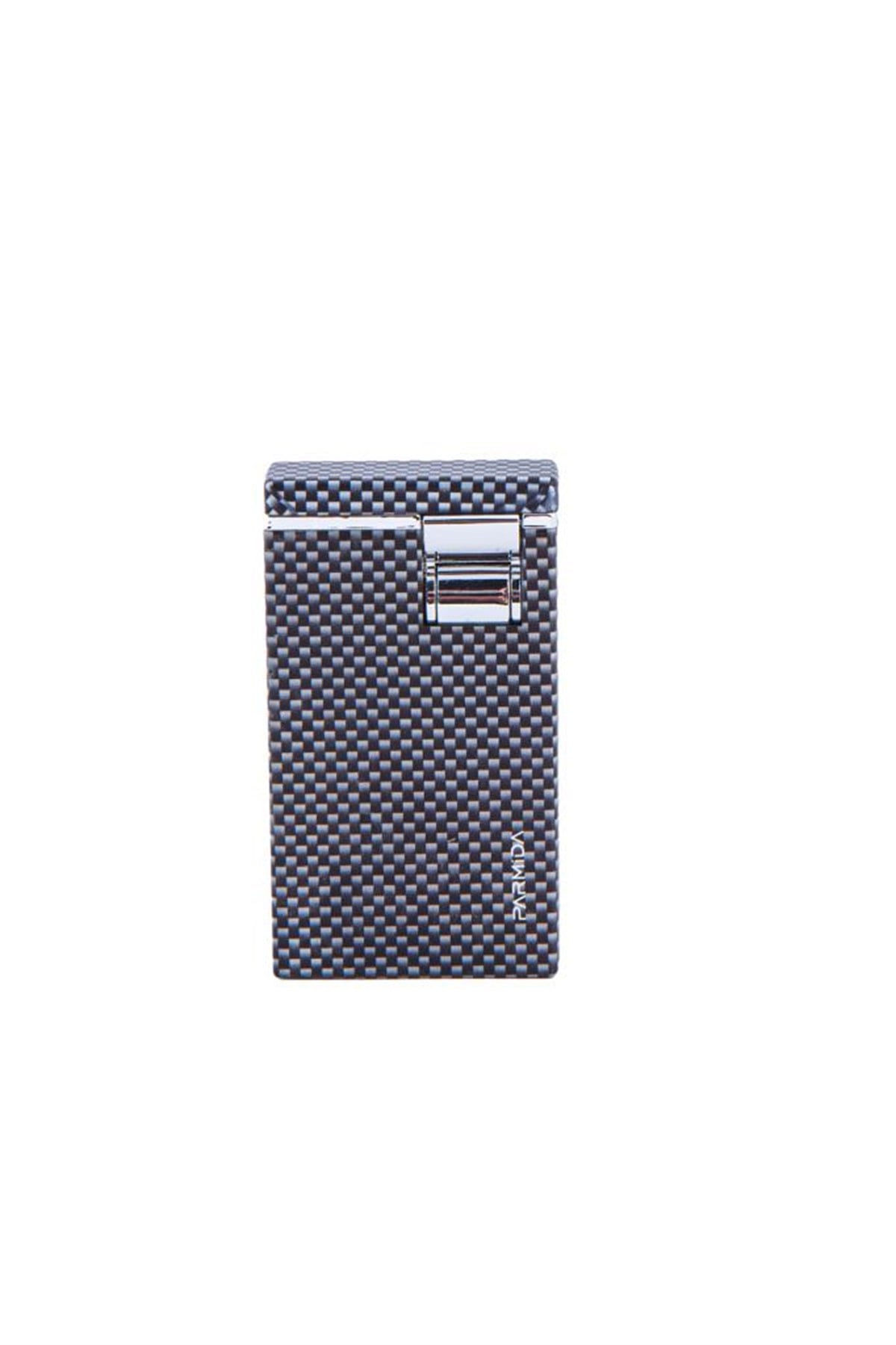 TR4656,Parmida Çift Torch Karbon Desenli Puro Çakmağı
