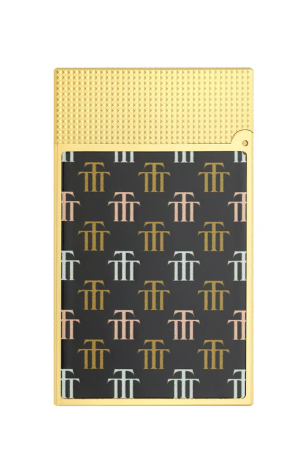 TR9138,S.T. Dupont Ligne 2 Trinidad 55th Annieversary Gold Puro Çakmağı 16077