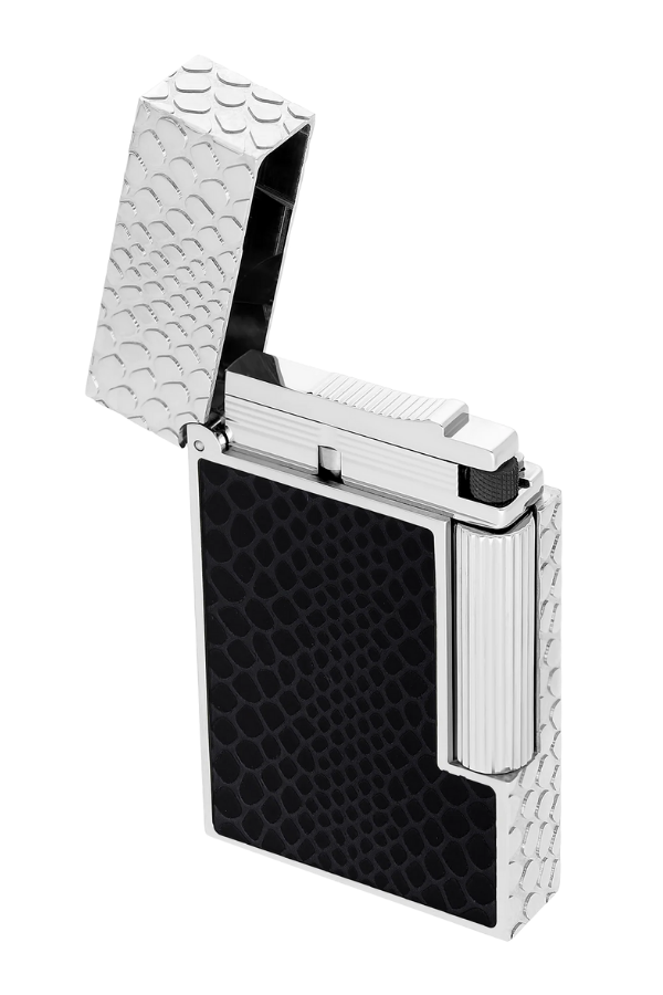 TR8818,S.T. Dupont Ligne 2 Guilloche Under Lacquer Çift Soft Alev Puro Çakmağı C16079