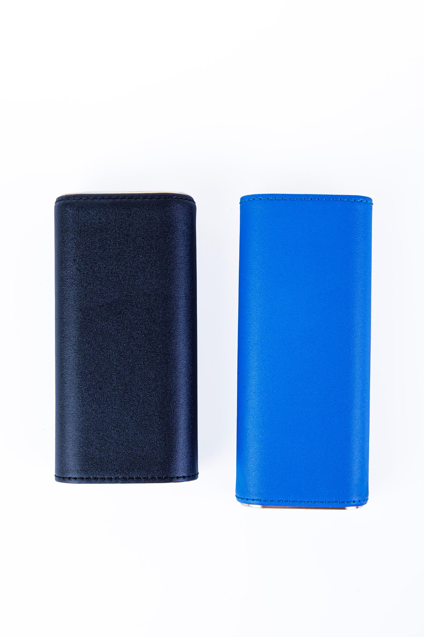 TR8220,Cohiba Mavi-Siyah Üçlü Deri Puro Kılıfı