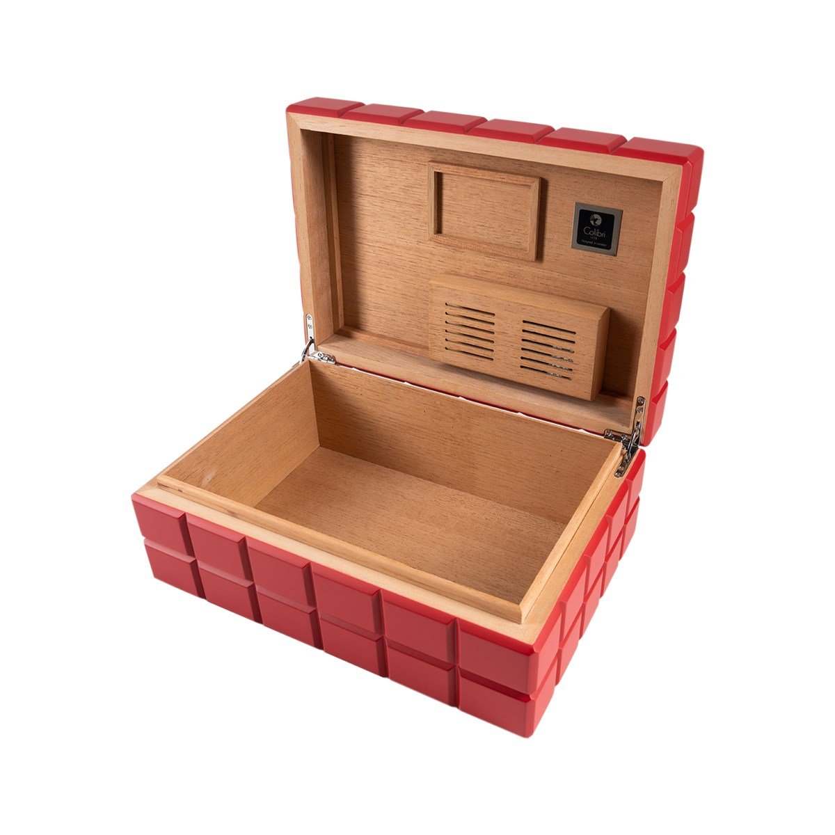TR4224,Colibri Mat Kırmızı Humidor Puro Kutusu