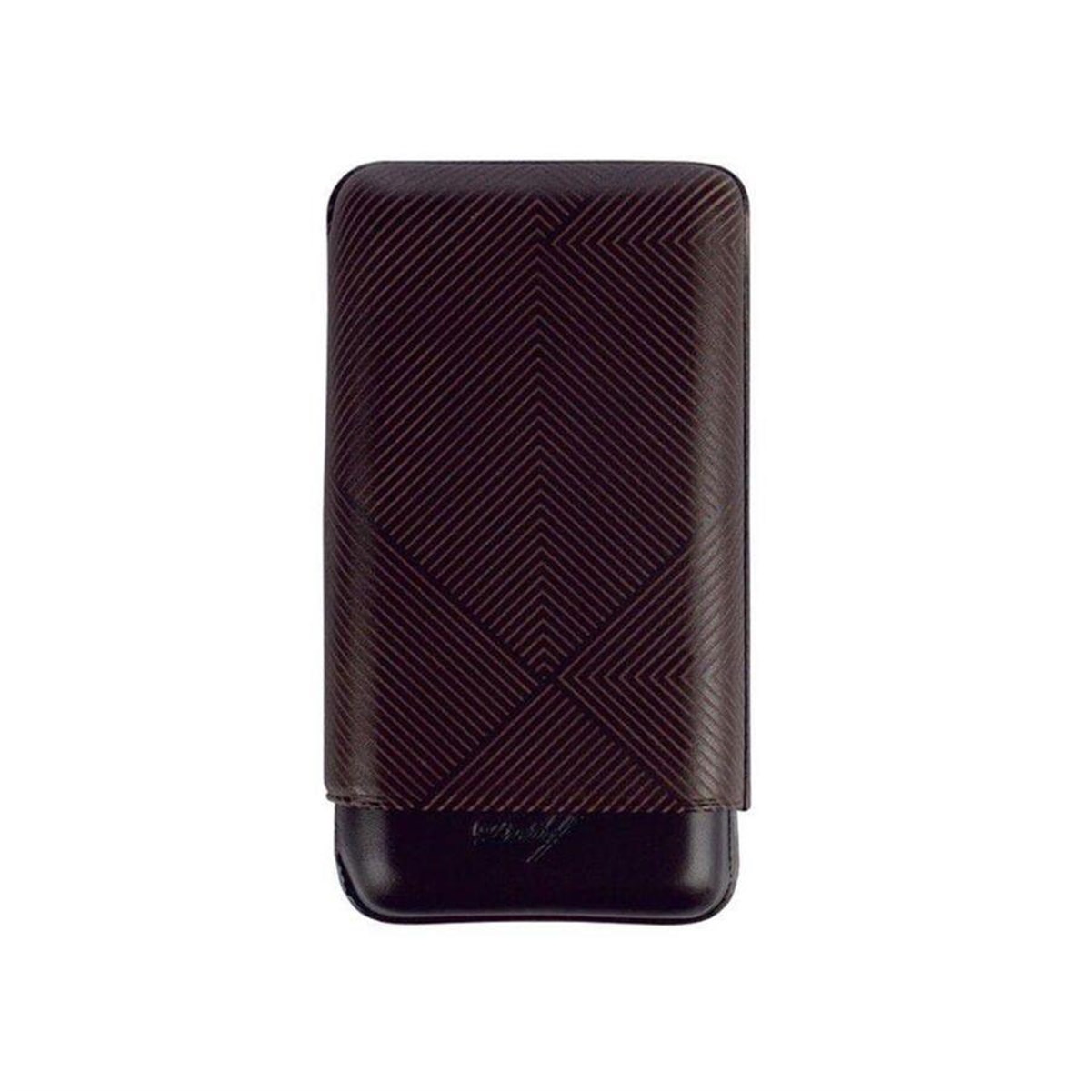 TR2643,Zino Davidoff 3'lü Kahverengi Deri Puro Kılıfı 105583