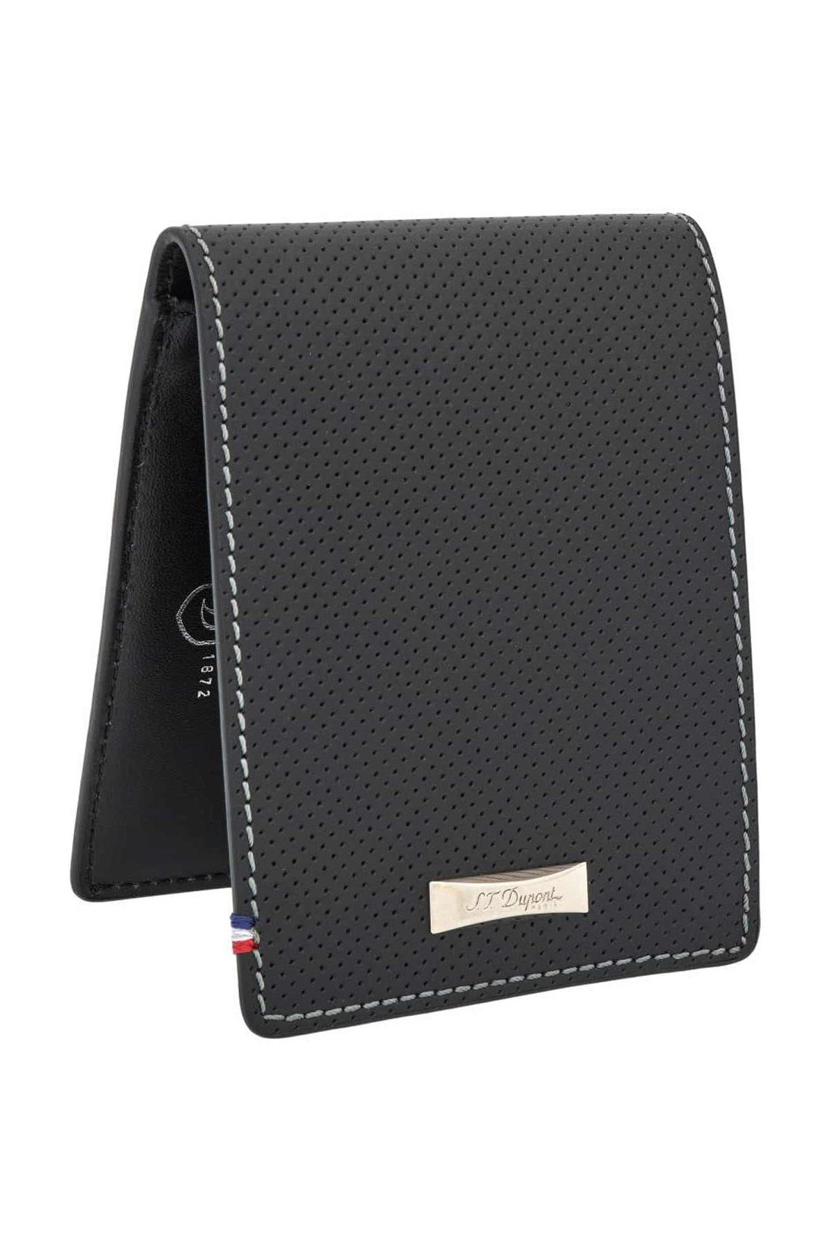 TR4460,S.T Dupont Defi  Siyah Deri Erkek Cüzdan 170401
