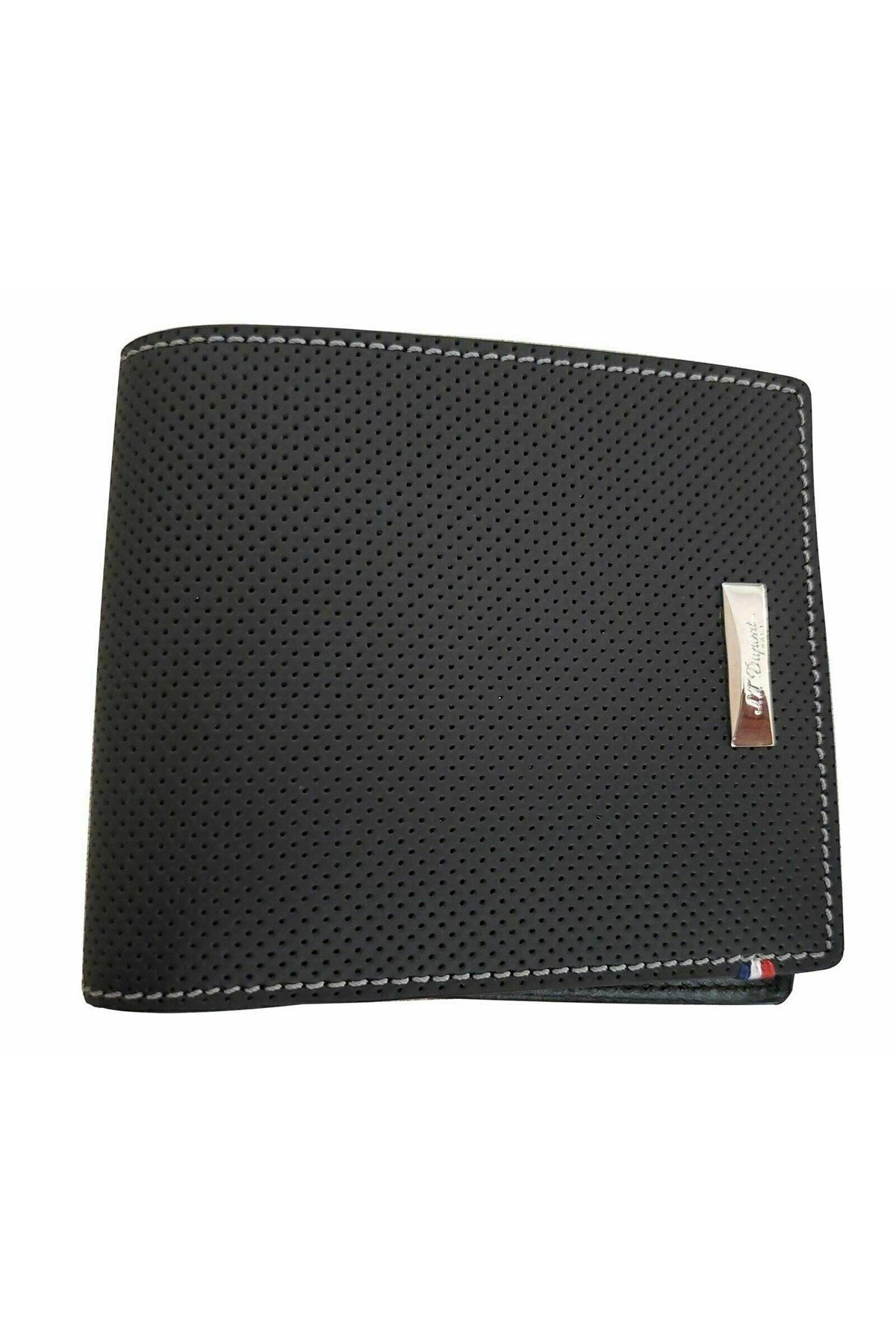 TR4461,S.T Dupont Defi 8 Kartlı Siyah Deri Cüzdan 170402