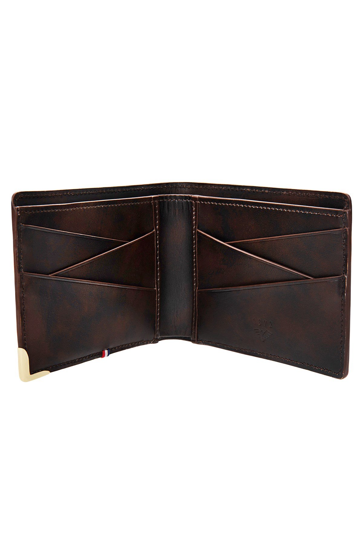 TR4481,S.T Dupont Koyu Kahverengi Deri Cüzdan 190453