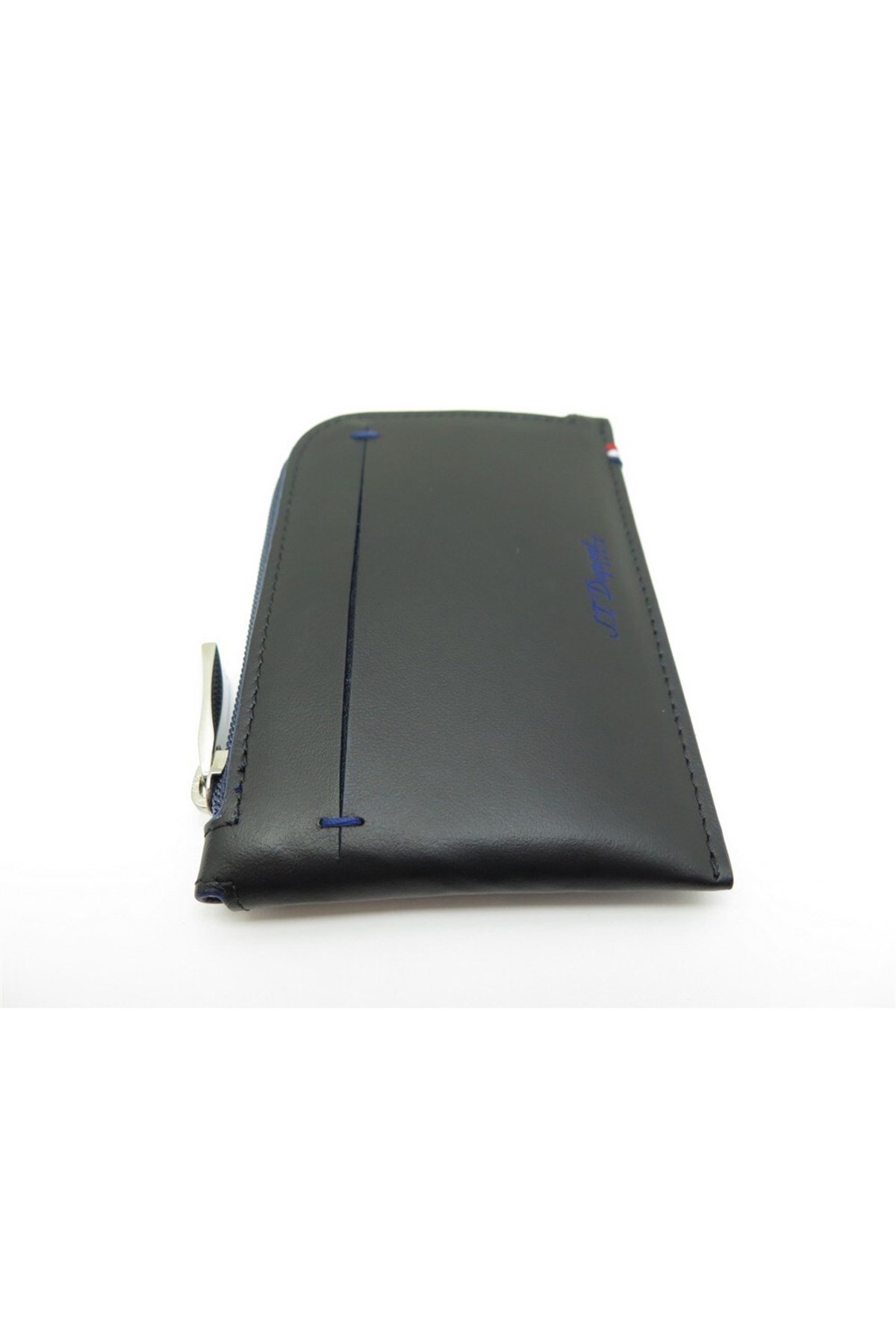 TR4474,S.T Dupont Mavi Slim Deri Cüzdan 184001