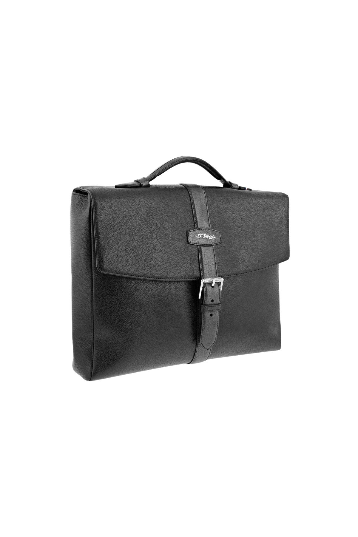 TR4473,S.T Dupont Siyah Deri Evrak Çantası 181293