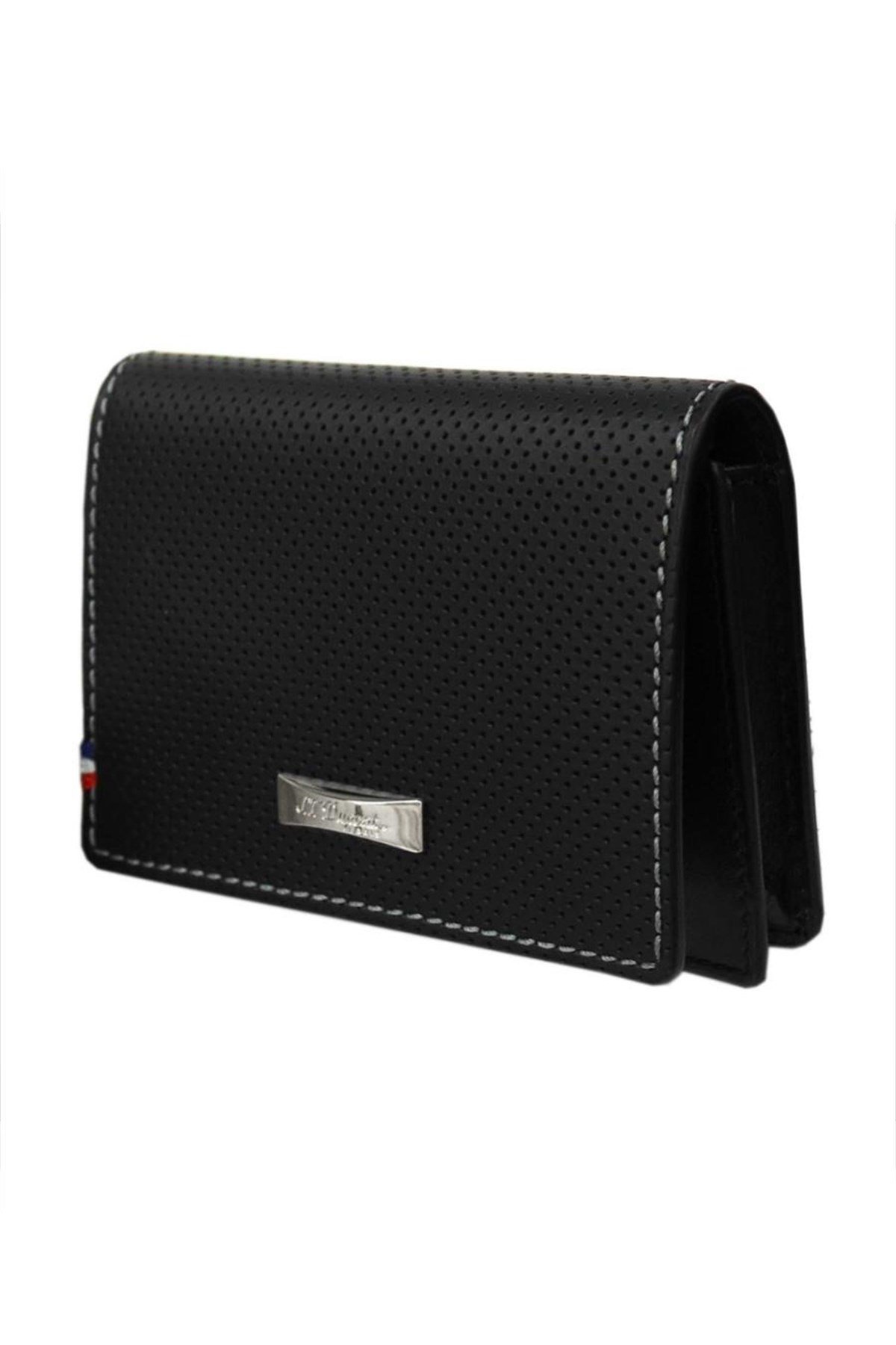 TR4463,S.T Dupont Siyah Deri Kartlık 170404