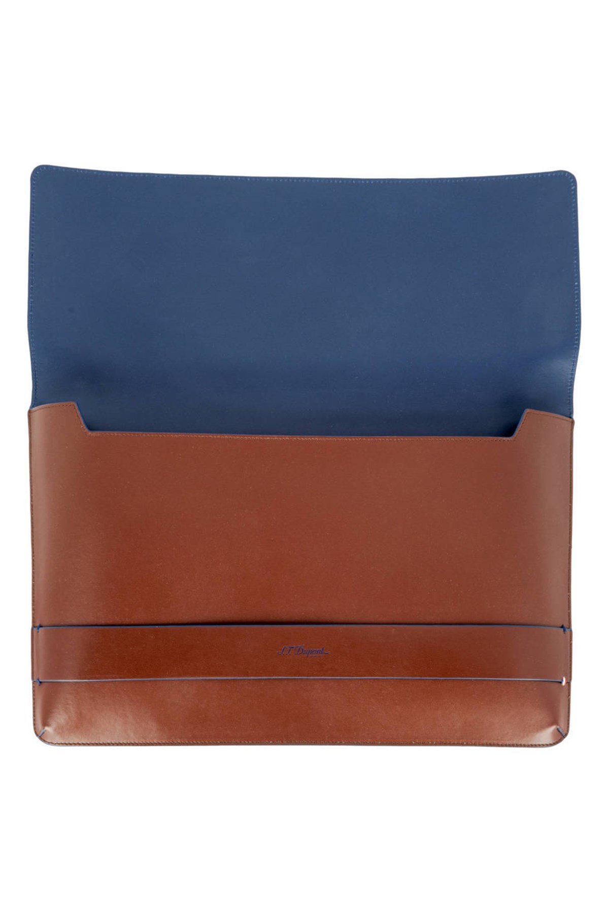 TR4478,S.T Dupont Slim Kahverengi Deri Evrak Çantası 185101