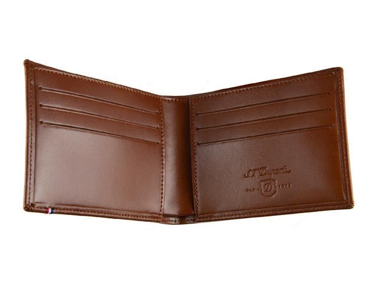 TR2737,S.T. Dupont Deri Kahverengi Cüzdan 180100