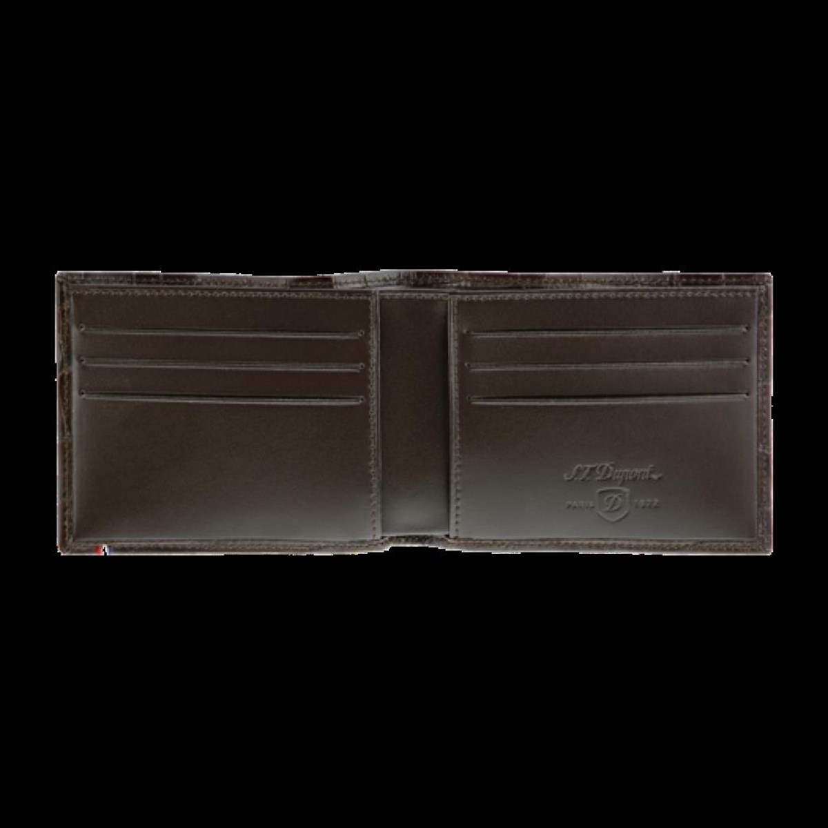 TR1766,S.T. Dupont Deri Kahverengi Cüzdan 180160