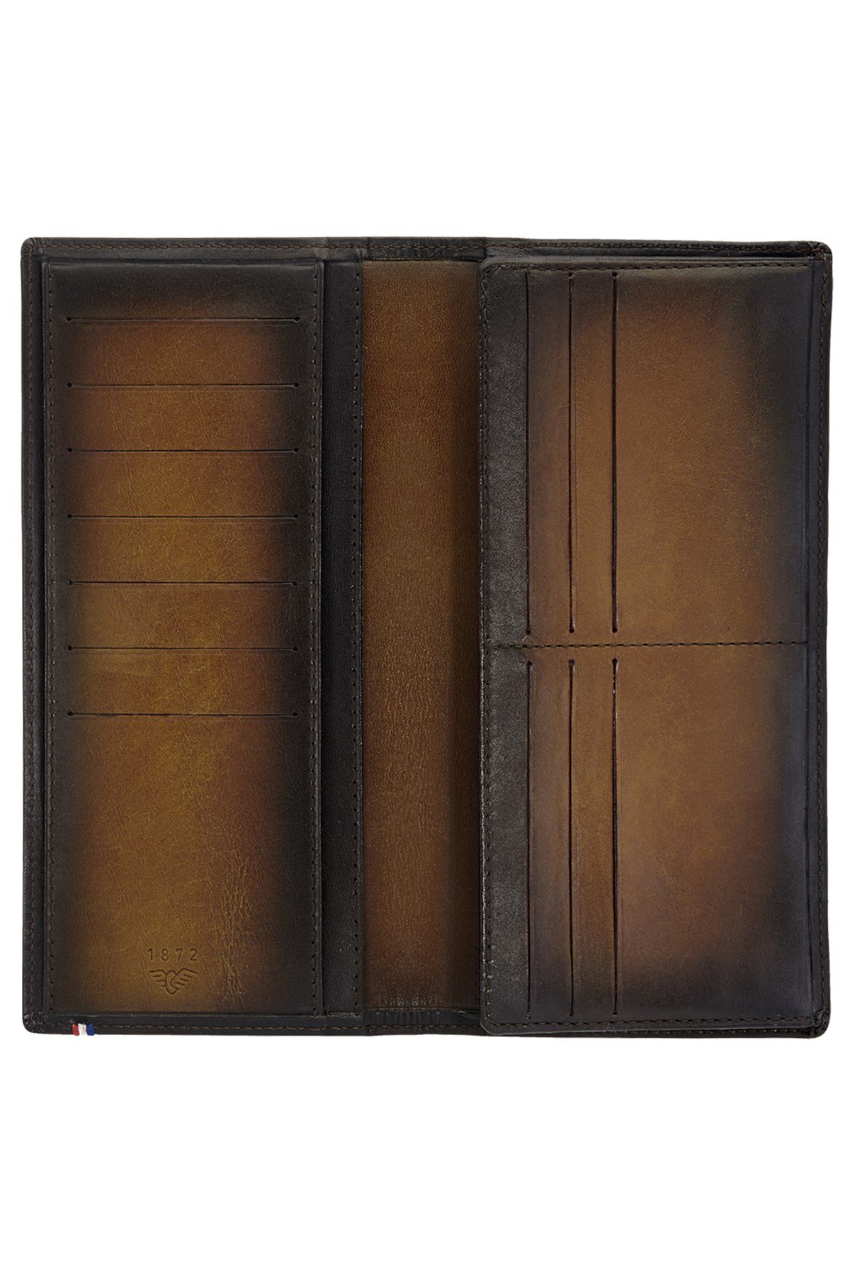 TR4830,S.T. Dupont Kahverengi Uzun Deri Cüzdan 190201