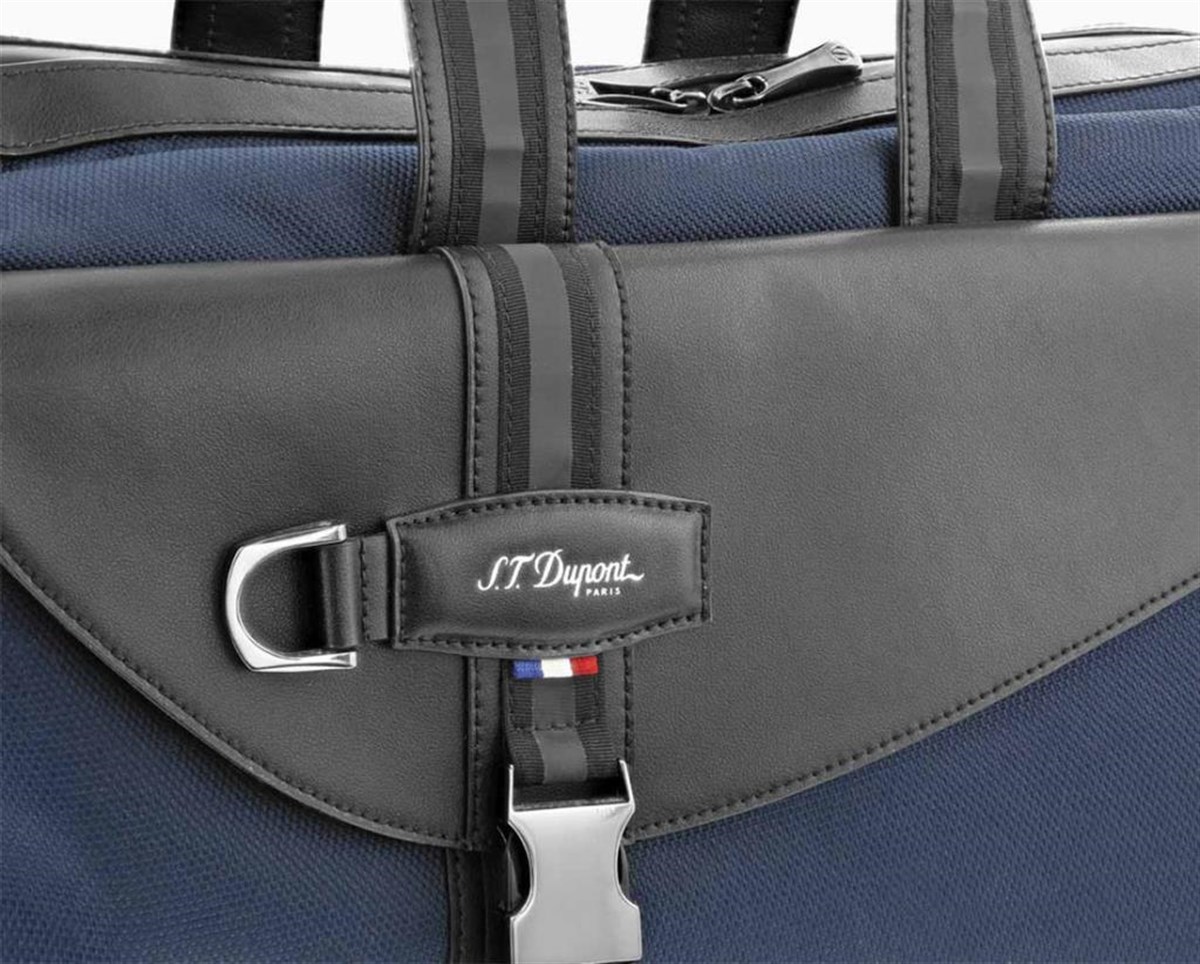 TR4172,S.T. Dupont Lacivert-Siyah El Çantası 173001