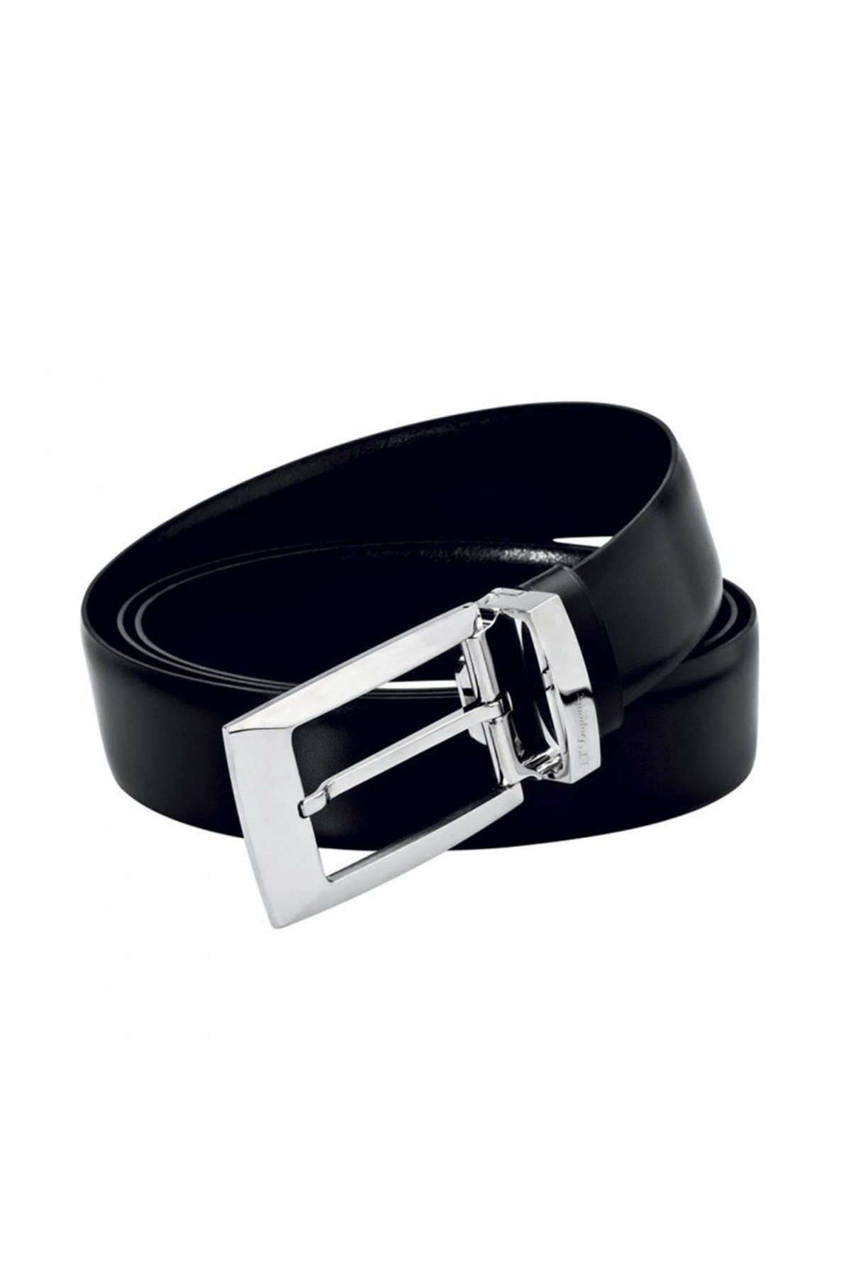 TR4843,S.T. Dupont Siyah Deri Kemer 7110440
