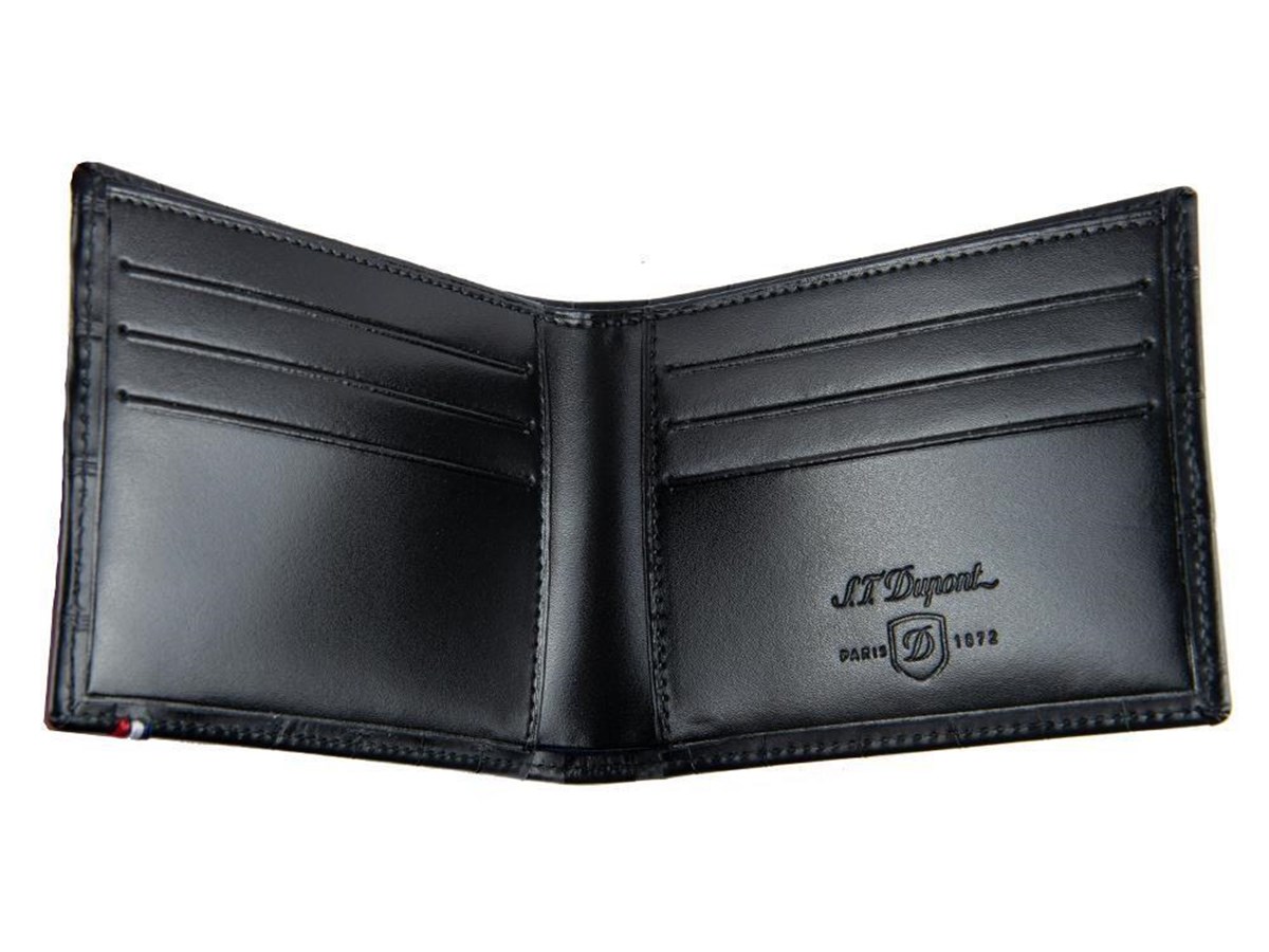 TR1759,S.T. Dupont Siyah Deri Cüzdan 180060