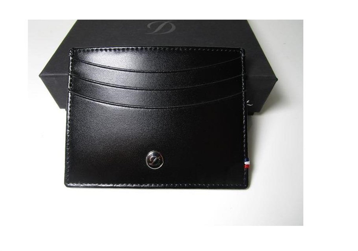 TR1756,S.T. Dupont Siyah Deri Cüzdan 180008