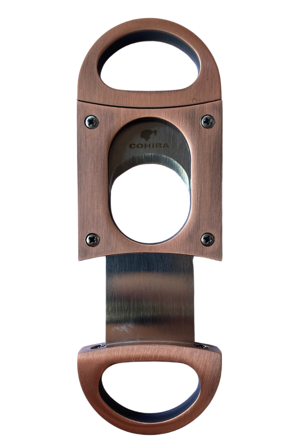 TR7541,Cohiba Bronz Metal Puro Makası Kesici