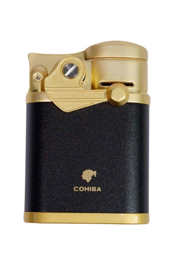 TR8951,Cohiba 4 Torch Pürmüz Siyah - Gold Puro Çakmağı
