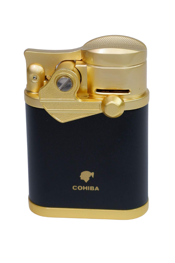 TR8951,Cohiba 4 Torch Pürmüz Siyah - Gold Puro Çakmağı