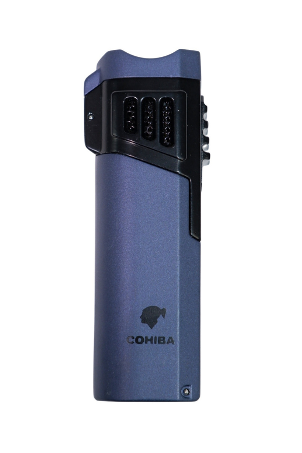 TR8987,Cohiba 4 Torch Pürmüz Lacivert Puro Çakmağı