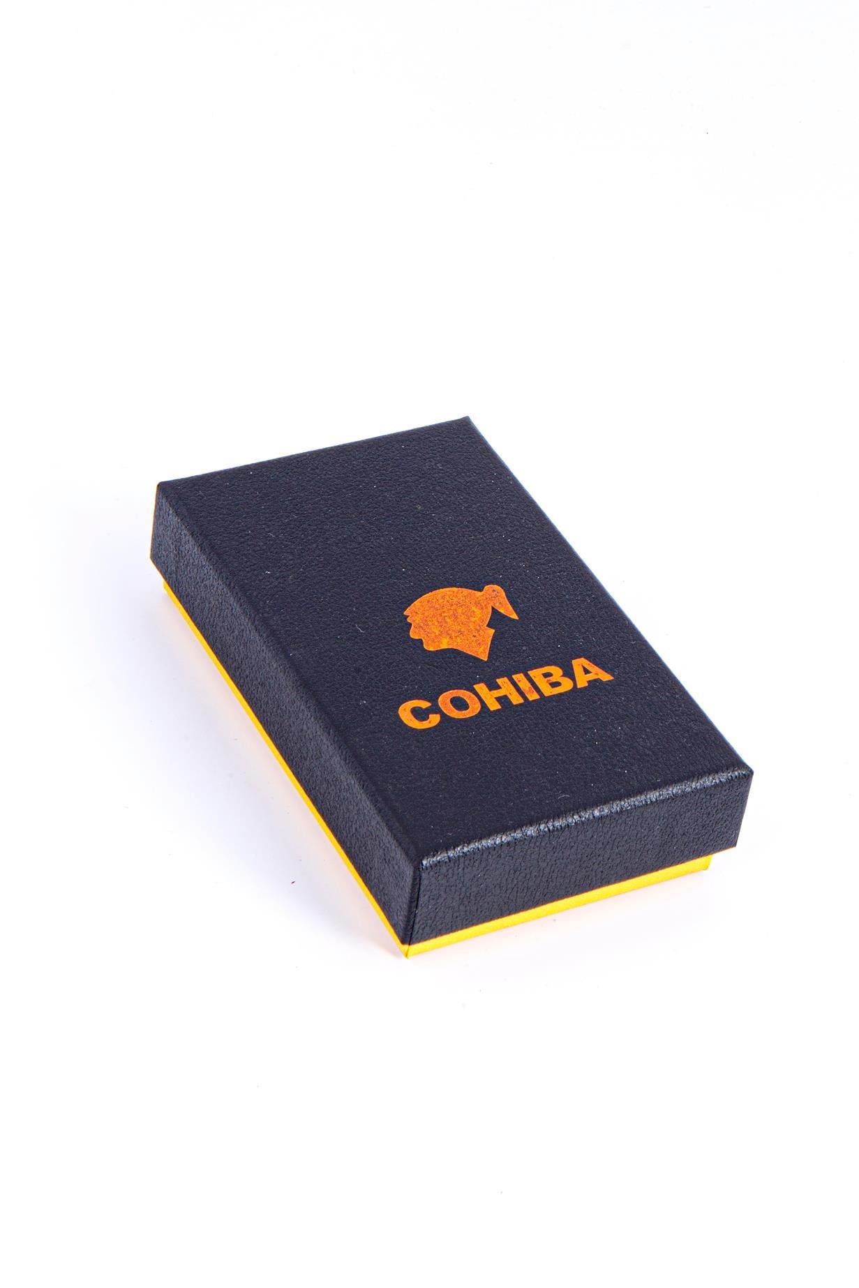 TR7279,Cohiba 4 Torch Pürmüz Gümüş Metal Puro Çakmağı