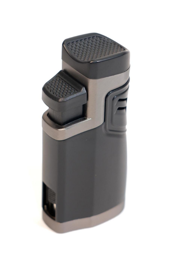 TR9494,Cohiba 4 Torch Pürmüz Delicili Siyah Metal Puro Çakmağı