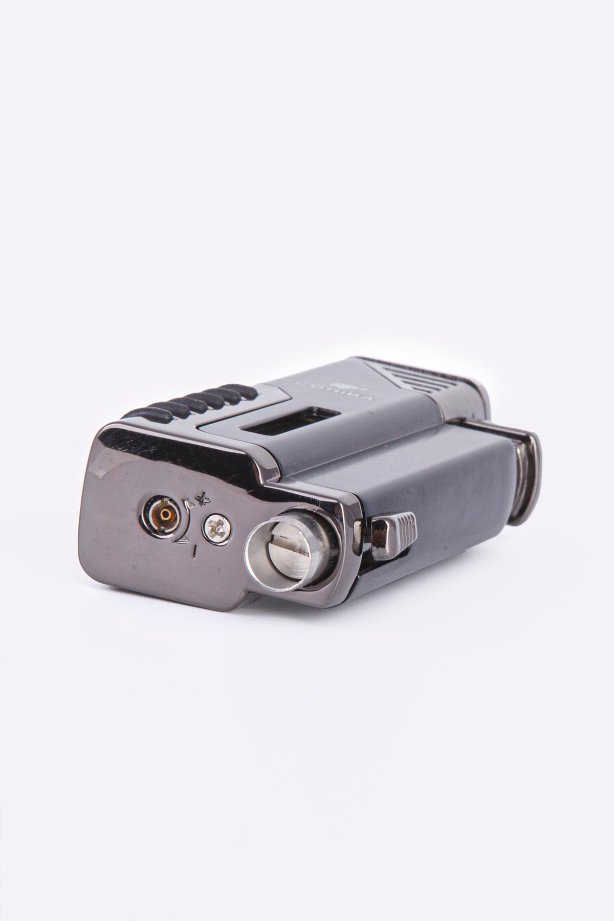 TR7928,Cohiba 4 Torch Pürmüz Gunmetal Metal Puro Çakmağı