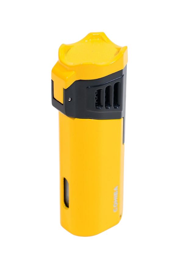 TR9583,Cohiba 4 Torch Pürmüz Delici Sarı Metal Puro Çakmağı