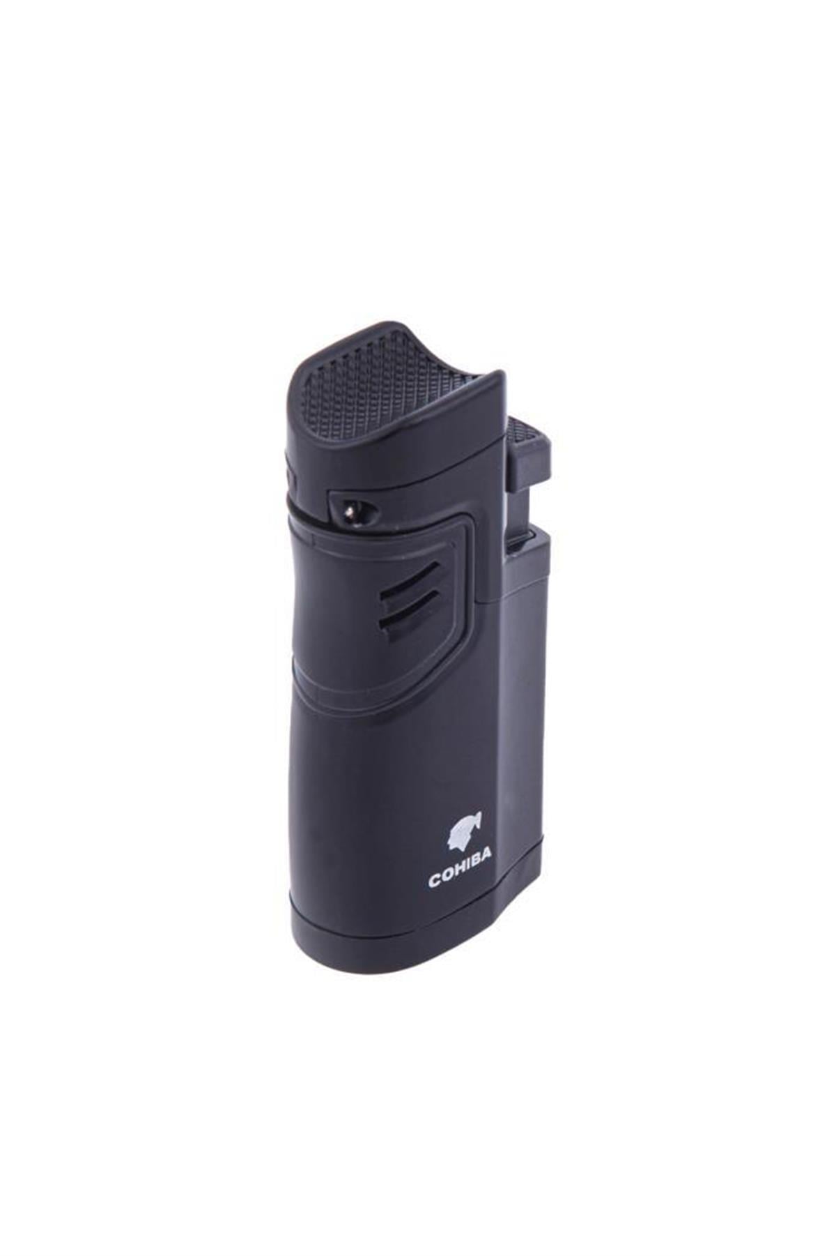 TR5905,Cohiba Dört Torch Siyah Puro Çakmağı