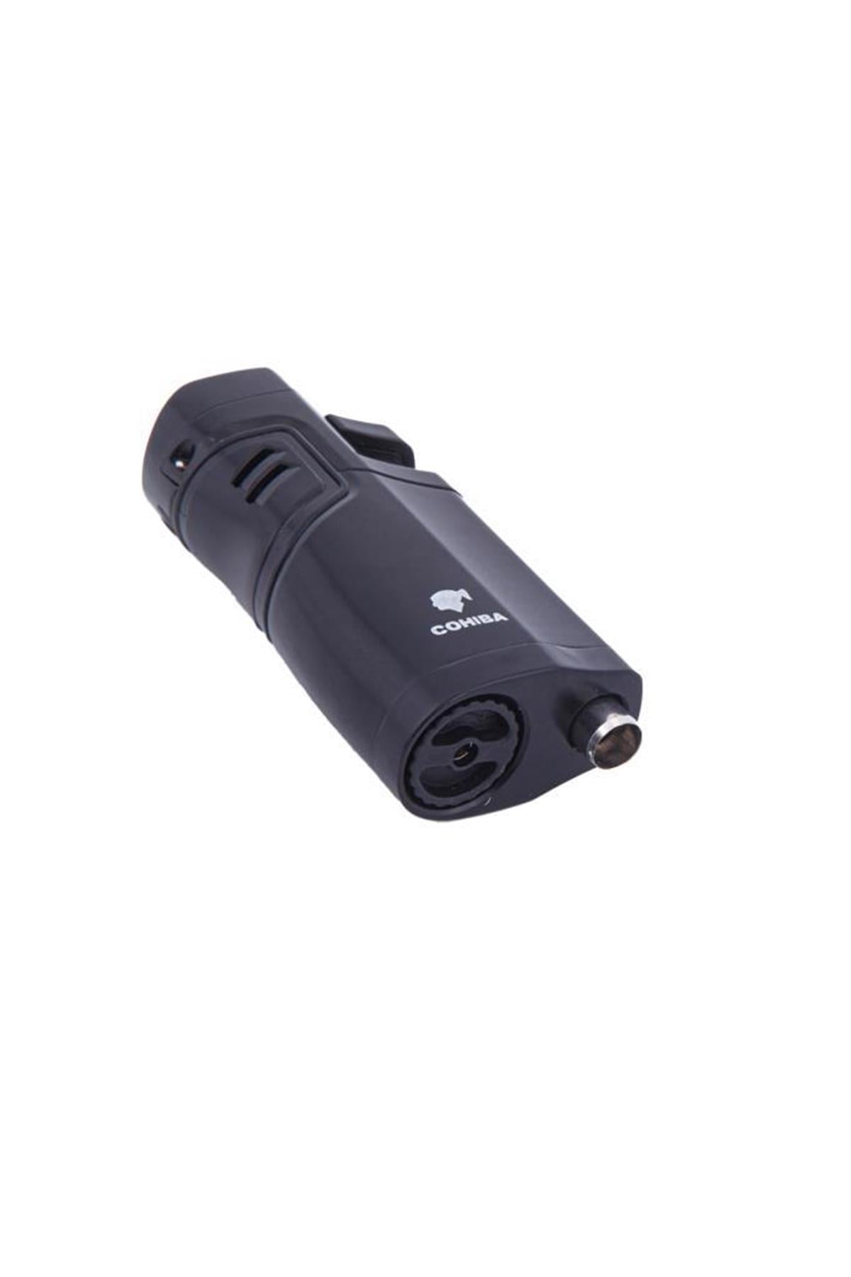 TR5905,Cohiba Dört Torch Siyah Puro Çakmağı
