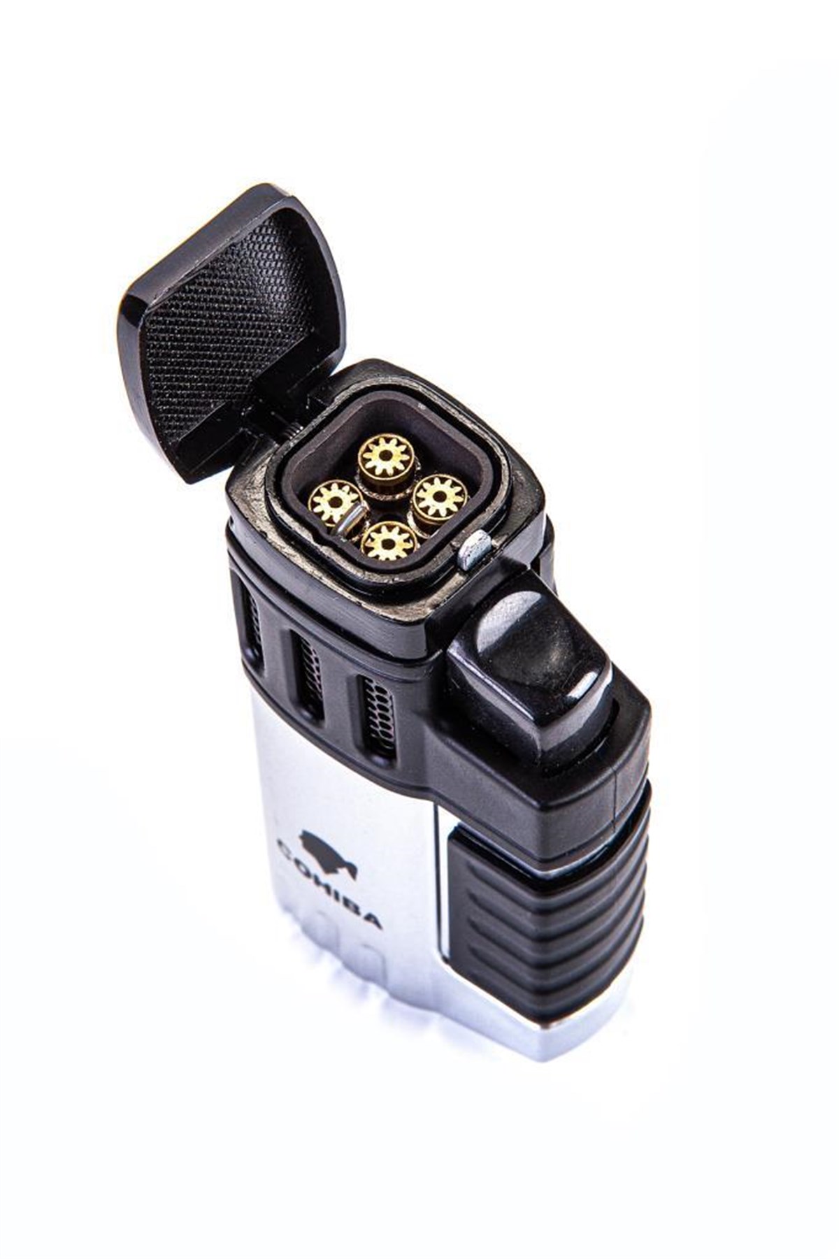 TR2966,Cohiba Dört Torch Gümüş Puro Çakmağı