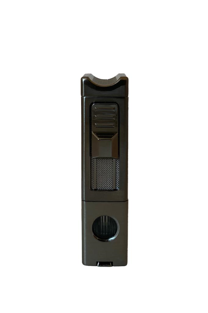 TR6677,Cohiba Gunmetal-Gold Dahili Delicili Dört Torch Pürmüz Puro Çakmağı