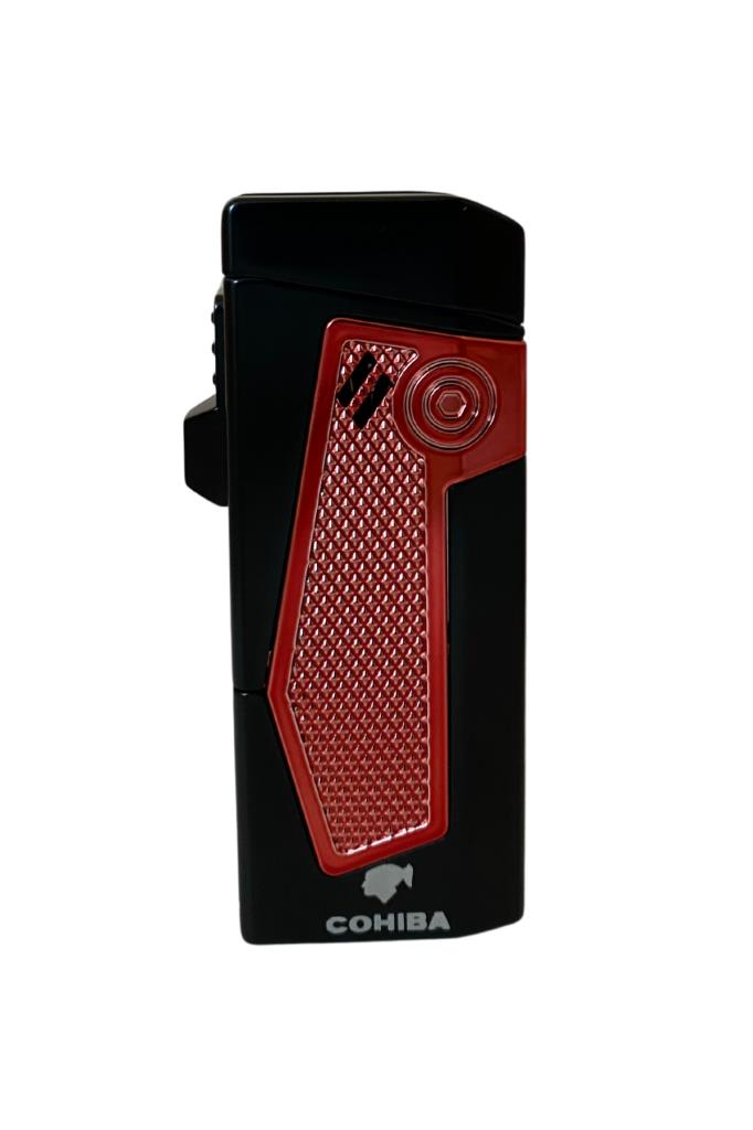 TR6675,Cohiba Kırmızı-Siyah Dahili Delicili Dört Torch Pürmüz Puro Çakmağı