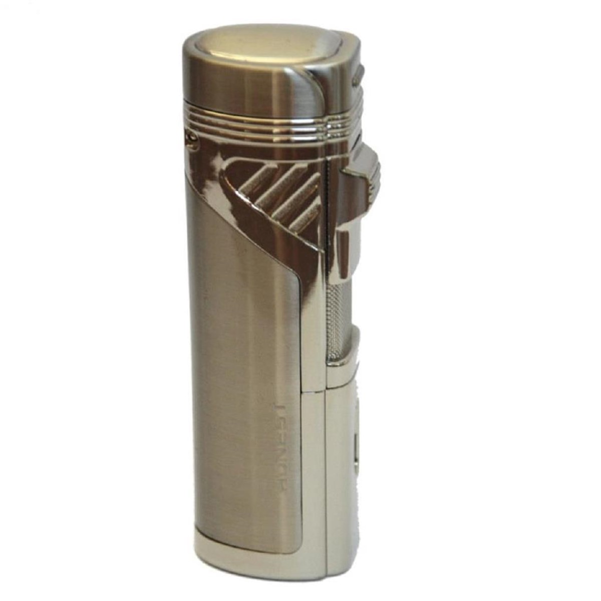 TR1112,Honest Dört Torch Gümüş Puro Çakmak