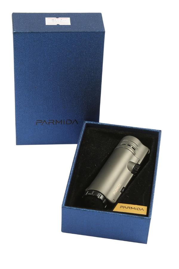 TR7198,Parmida 4 Torch Pürmüz Gunmetal Metal Puro Çakmağı