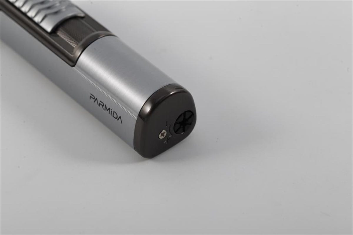 TR3518,Parmida Tek Torch Gri Puro Çakmağı