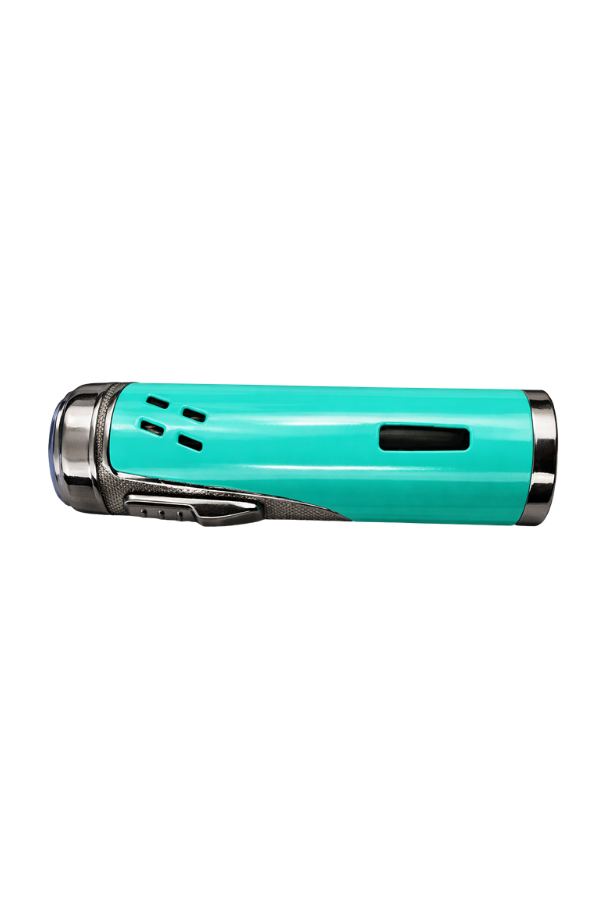 TR9311,Parmida 4 Torch Pürmüz Mavi Metal Puro Çakmağı