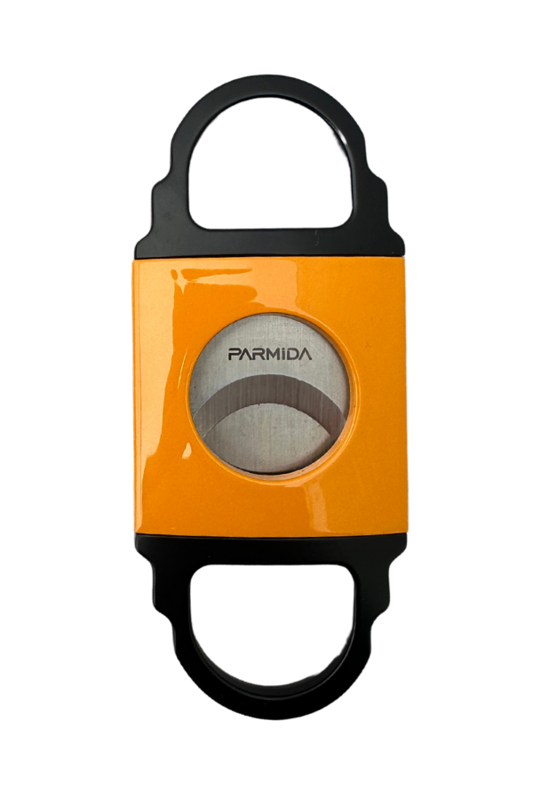 TR8328,Parmida Masa Tipi Çakmak Kesici Küllük Sehpa Turuncu-Siyah Dörtlü Puro Seti