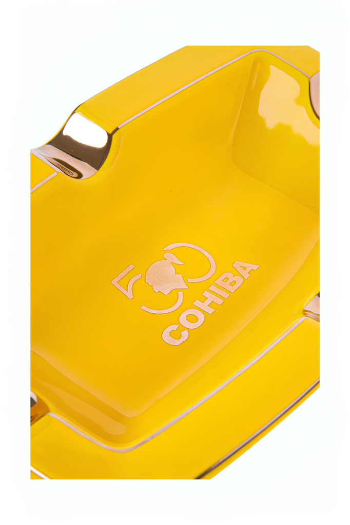 TR8732,Cohiba 50.Yıl Sarı Dörtlü Puro Küllüğü