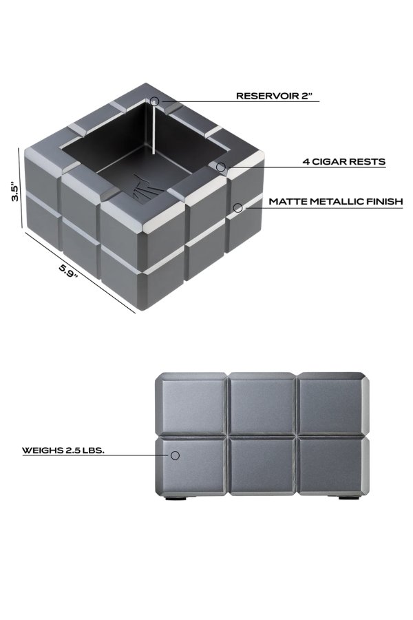 TR8356,Colibri Heritage Gümüş Dörtlü Puro Küllüğü