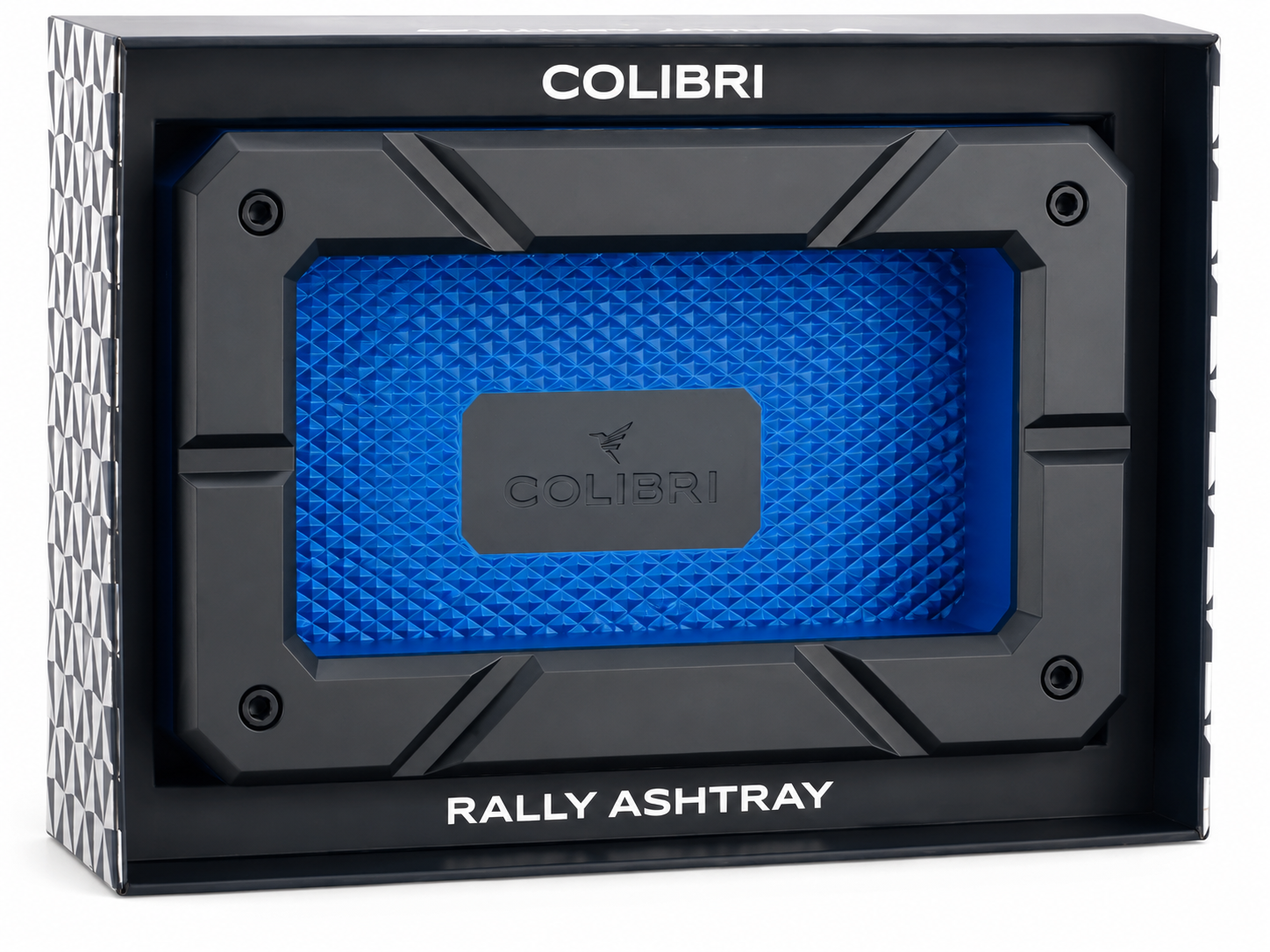 TR9941,Colibri Rally Ashtray Siyah - Mavi Puro Küllüğü