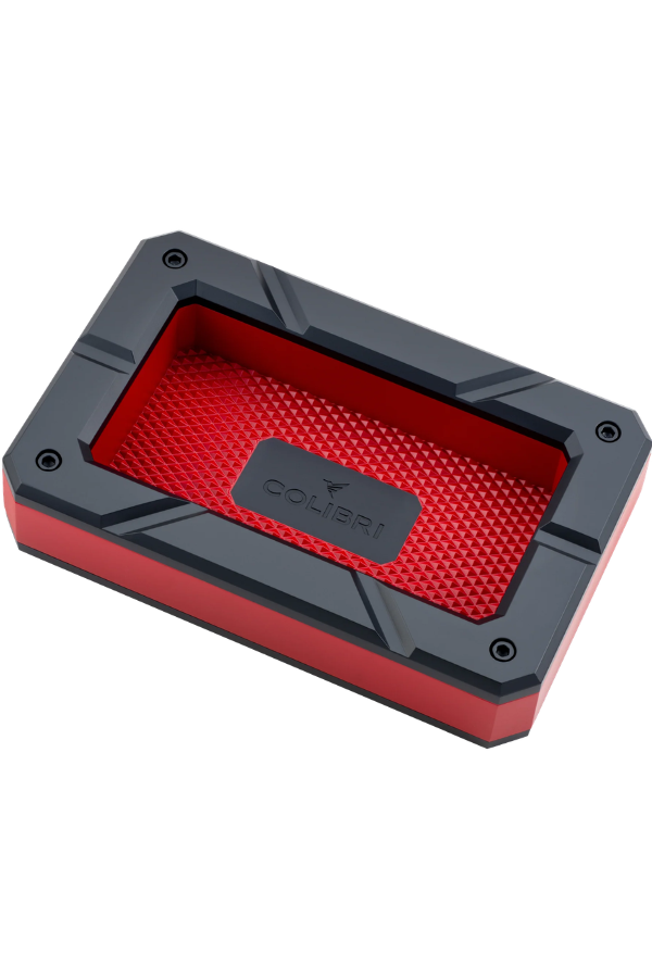 TR9940,Colibri Rally Ashtray Siyah - Kırmızı Puro Küllüğü