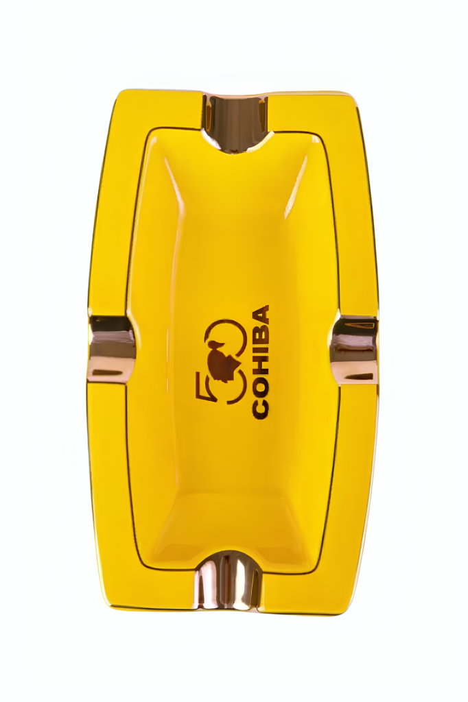 TR8732,Cohiba 50.Yıl Sarı Dörtlü Puro Küllüğü