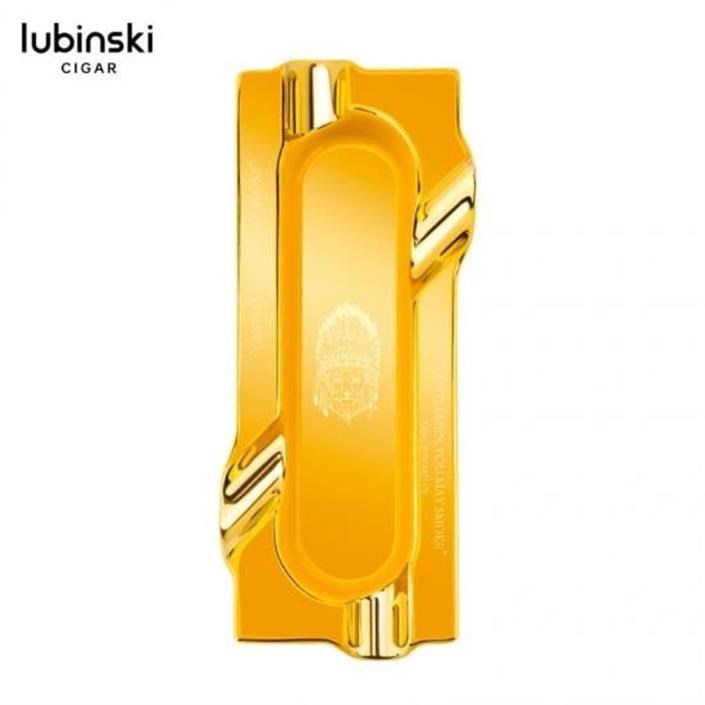 LB-823,Lubinski Yeni Stil Uzun Dörtlü Puro Küllüğü Sarı