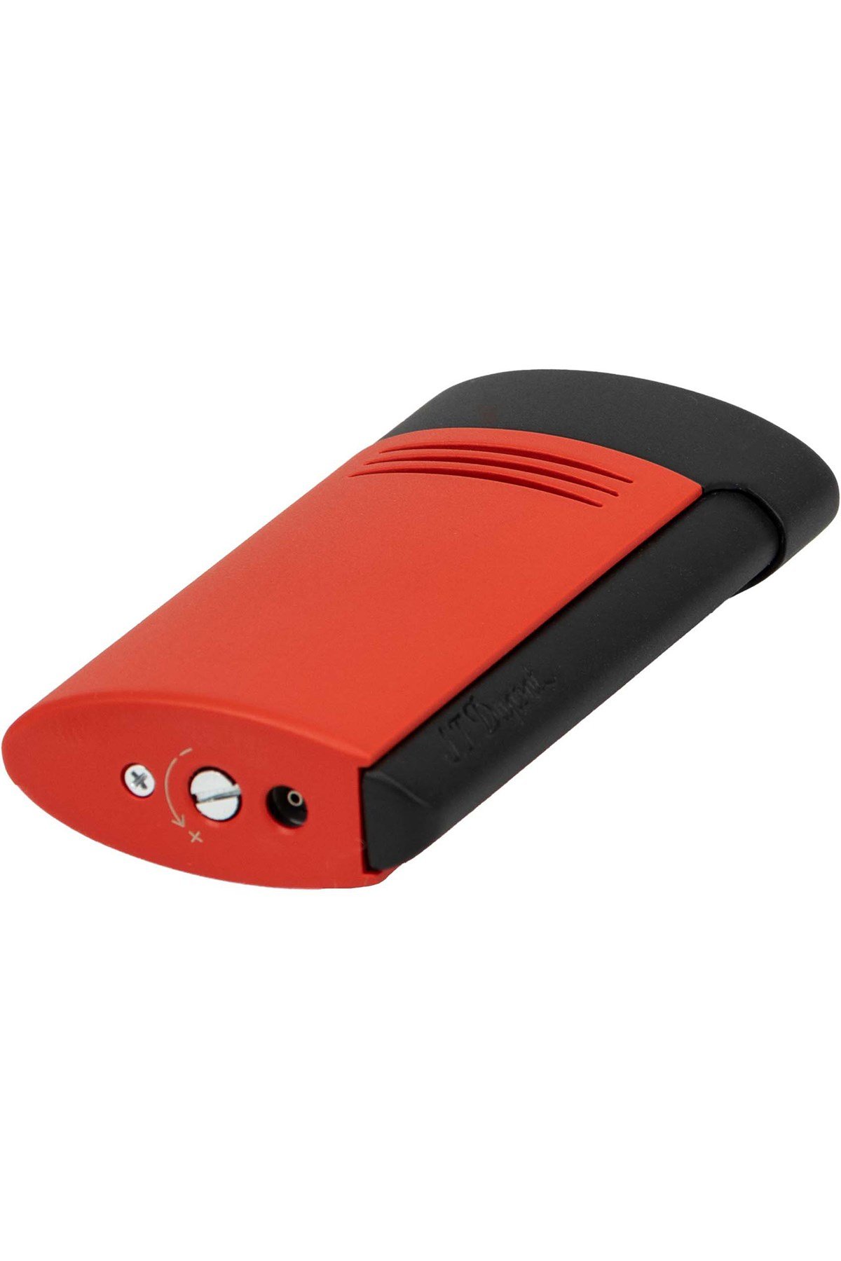 TR4760,S.T Dupont Megajet Mat Siyah Kırmızı Puro Çakmağı 20749