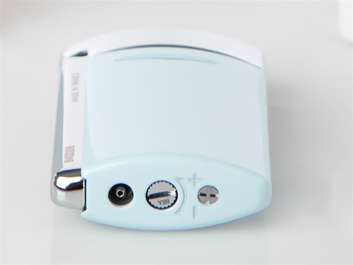 TR4458,S.T Dupont Minijet Puro Çakmağı Krom Mavi 10879